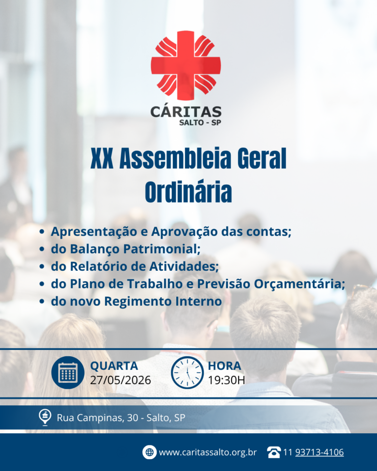 XX Assembleia Ordinaria MAI 2026
